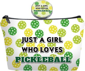 Personalized Pickleball Travel Makeup Cosmetic Bag set with Mirror for women girls,Pickleball Lover Player Makeup Bag organizer kit,Travel & Dail