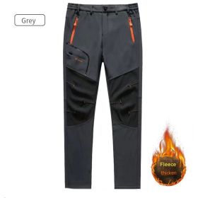 Men's Wear-Resistant Outdoor Stretch Assault Pants (Option: Grey-S)