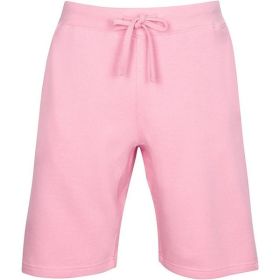 Fleece Sweat Shorts (Color: Pink, size: M)