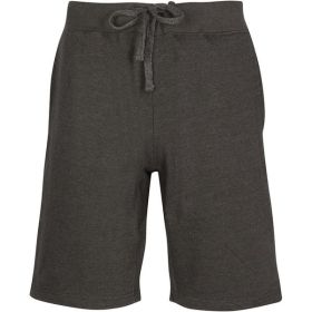 Fleece Sweat Shorts (Color: Charcoal, size: L)