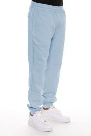 Little Better Premium Cotton Sweat Pant (Color: POWDER BLUE, size: L)