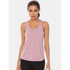 JupiterGear Scoop-Neck Long Tank Top (Color: Dusty Pink, size: 4XL)