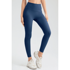 JupiterGear High-Waisted Classic Leggings (Color: Dark Blue, size: S)