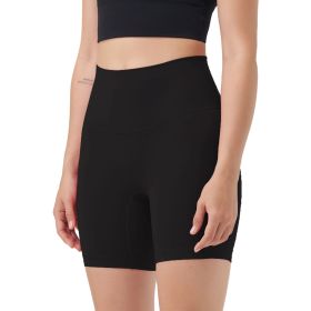 Women's High Waist Biker Shorts Tummy Control Pants Athletic Leggings Spandex Booty Shorts with 6.3In Inseam No Front Seam for Workout Yoga Runni (Color: 1PcCoffee+1PcIvory+1PcBlack, size: M)