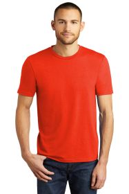 District Perfect Tri Tee DM130 (Color: Deep Orange Heather, size: XS)