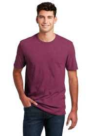 District Perfect Blend CVC Tee DM108 (Color: Raspberry Fleck, size: M)