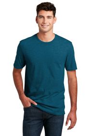 District Perfect Blend CVC Tee DM108 (Color: Deep Turquoise Fleck, size: XS)
