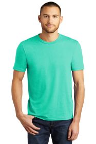 District Perfect Tri Tee DM130 (Color: Aqua Heather, size: S)