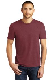 District Perfect Tri Tee DM130 (Color: Maroon Frost, size: L)