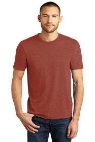 District Perfect Tri Tee DM130 (Color: Heathered Russet, size: 3XL)