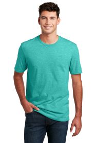 District Perfect Blend CVC Tee DM108 (Color: Aqua Heather, size: M)