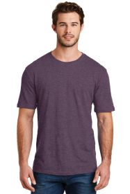 District Perfect Blend CVC Tee DM108 (Color: Heathered Eggplant, size: XL)