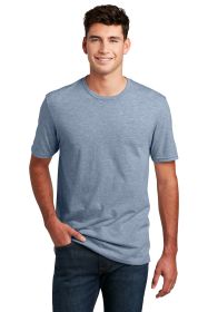 District Perfect Blend CVC Tee DM108 (Color: Flint Blue Heather, size: L)