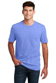 District Perfect Blend CVC Tee DM108 (Color: Electric Purple Heather, size: 4XL)