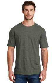 District Perfect Blend CVC Tee DM108 (Color: Heathered Olive, size: XS)