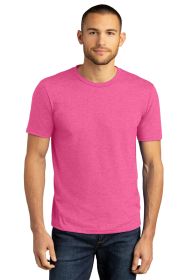 District Perfect Tri DTG TeeDM130DTG (Color: Fuchsia Frost, size: L)